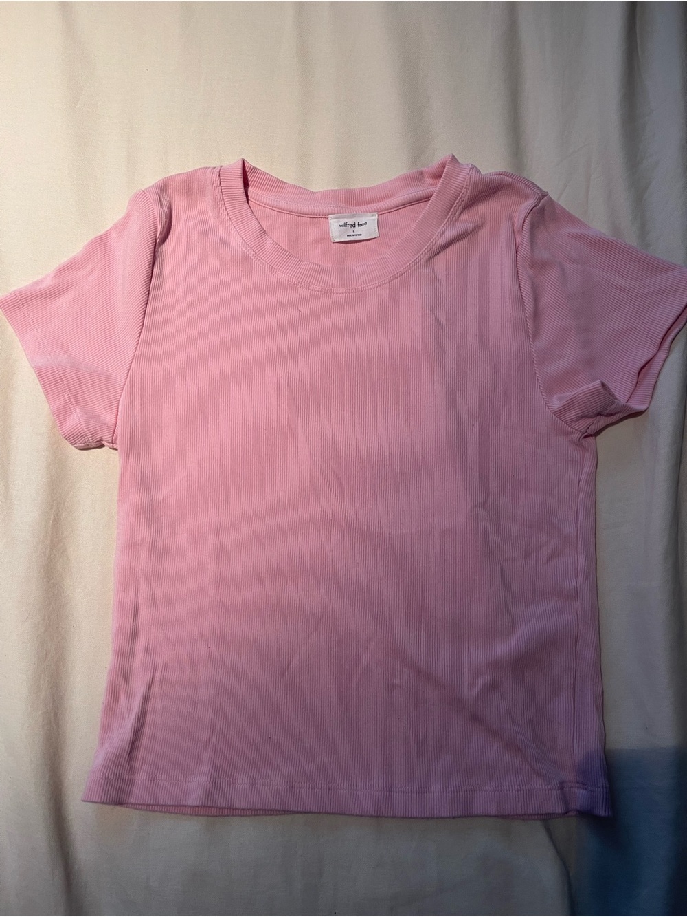 Wilfred Pink Ribbed Tee